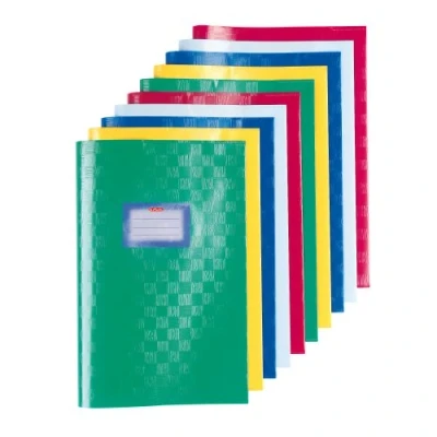 Obrázek Herlitz 5204003 desky na sešity, A4, PP, lýková struktura, 100 my, barevně tříděné 10er pack.