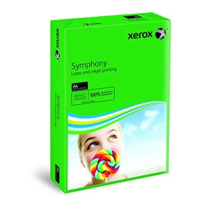 Obrázek Xerox 003R93951 barevný papír do tiskárny kopírovací Symphony intensiv Din A4, 80 g/m², 500 listů na balení, tmavě zelený