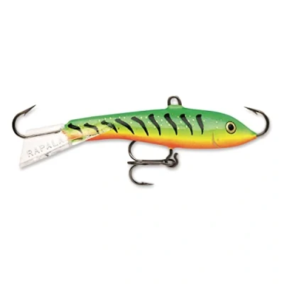 Obrázek Rapala Rybářská návnada Jigging Rap Přírodní plovoucí rybářské příslušenství Jig variabilní hloubka běhu rybí 7 cm, 18 g vyrobeno v Estonsku Glow Tiger