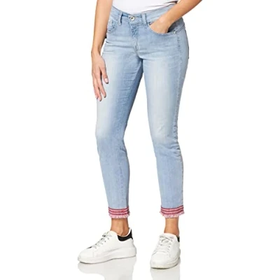 Obrázek Pierre Cardin Dámské Favourite třásně Skinny Jeans, Modrá (Blue 384)