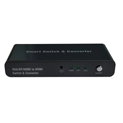 Obrázek ROLINE HDMI/VGA/DP na HDMI konvertor přepínač
