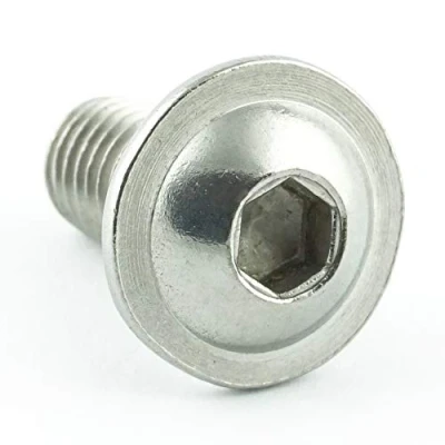 Obrázek Eisenwaren2000 M6 x 12 mm Šrouby s hlavou vnitřním šestihranem a přírubou (100 kusů) ISO 7380 šrouby plochou páskem se závitem ušlechtilá ocel A2 V2A nerez