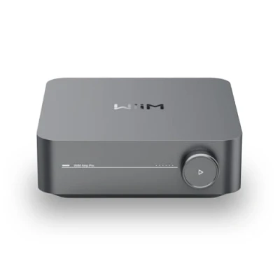 Obrázek WiiM Amp Pro: Multiroom Streaming zesilovač Kompatibilní s Google Cast, Alexa HDMI, hlasové ovládání von Spotify, Amazon Music, Tidal a dalšími Dark Gray