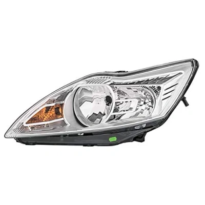 Obrázek HELLA 1EE 354 257 011 halogenový světlomet pro mj. Ford Focus II (DA_, HCP, DP) chrom pravostranný provoz levý