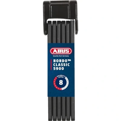 Obrázek ABUS Skládací zámek Bordo Classic 5900/90 ST s taškou na kolo z tvrzené oceli bezpečnostní úroveň 8