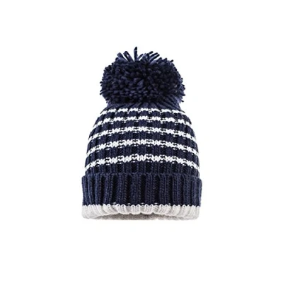 Obrázek maximo Baby chlapecká obálka, Pompon čepice, vícebarevná (Navy/antik bílá 4801), 49/51