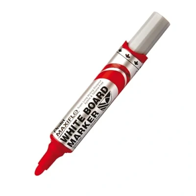 Obrázek Pentel Maxiflo MWL5M Boardmarker 12 kusů červená