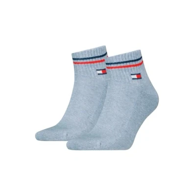 Obrázek Tommy Hilfiger Unisex Quarter Socken, Blau, 43/46 (2er Pack)