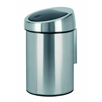 Obrázek Brabantia Touch Bin 3L s plastovou vložkou matná ocel Fingerprint Proof