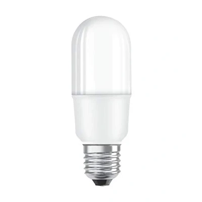 Obrázek OSRAM LED Lampe mit E27 Sockel, Kaltweiss(4000K), Stabform, 8W, Ersatz für 60W Glühbirne, matt, STAR STICK, 1 Stück (1er Pack), Kaltweiß