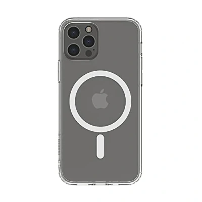 Obrázek Belkin Pouzdro kompatibilní s MagSafe pro iPhone 12/12 (s antimikrobiální vrstvou, integrovanými magnety a zvýšenými okraji ochranu fotoaparátu), MSA002BTCL