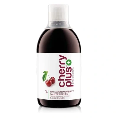 Obrázek Koncentrát kyslíkové više USA Montmorency vysoce koncentrovaný 1 450 višně v jedné láhvi (500 ml) Cherry PLUS