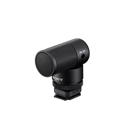 Obrázek Sony ECM G1, mikrofon Shotgun, jasný zvuk, ochrana proti větru, kompaktní a lehký, ideální pro kamery, vlogy, tvorbu obsahu, streamování