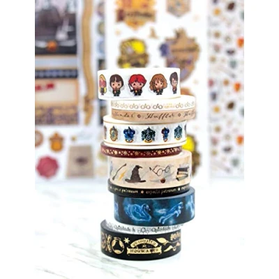 Obrázek Paper House Productions Harry Potter Washi Tape Bundle enthält fünf 15 mm Rollen, 5 dekoratives Klebeband, SET0013