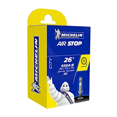 Obrázek Michelin 650X26 A/B 26X1 1/8 &lt; &gt; 1 3/4 28 &gt;44 597/584 duše na jízdní kolo, B3 40mm Quee ventil