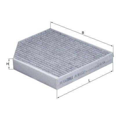 Obrázek Filtr, vnitřní vzduch KNECHT LAK 386