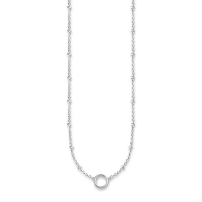 Obrázek Thomas Sabo Dámský náramek černý Little Secret Symbol nekonečna Infinity 925 Sterlingové stříbro LS003 401 11 L20v, stříbro, Bez drahokamu