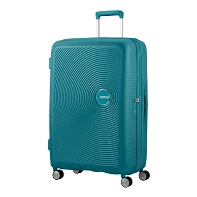 Obrázek American Tourister Soundbox příruční zavazadlo Spinner s možností rozšíření, zelená (Jade Green), L (77 cm 110 L)
