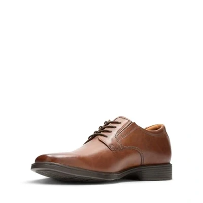 Obrázek Clarks Tilden Plain Elegantní šněrovací boty, Muži, Velikost: 47, Dark tan boty