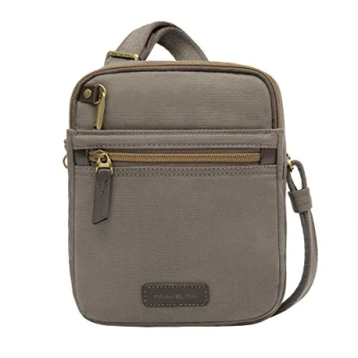 Obrázek Travelon Reise Tragetasche mit Diebstahlschutz, klein, Grau Stone Gray (Grau) 33306 840