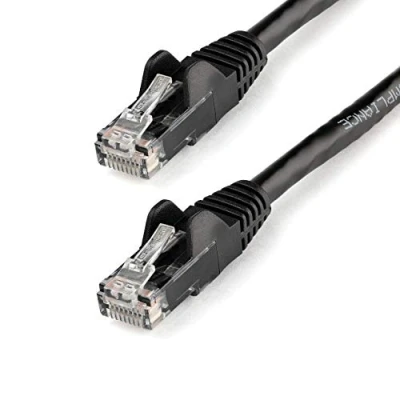 Obrázek StarTech.com 1m Cat6 Snagless Gigabit UTP síťový kabel Cat 6 RJ45 s ochranou proti zlomení černý