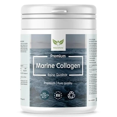 Obrázek NaturaForte Premium Marine kolagen prášek 300 g přírodní hydrolyzovaný kolagenový typ 1, proteinový bohatý na proteiny (dříve Nordic Marine)