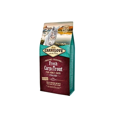 Obrázek CARNILOVE Cat Fresh Carp &amp; Trout Sterilized 6kg