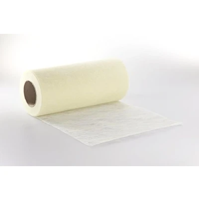 Obrázek 25 m x 20 cm krémová Sizo Vlasu vliesová stůl běhoun na