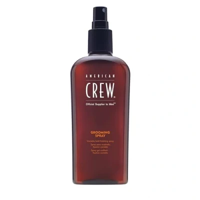 Obrázek AMERICAN CREW Grooming Spray, 250 ml, stylingový sprej pro muže, vlasový dodává flexibilní fixaci a přirozený lesk, styling finišování vlasových produktů, péče vlhkost vlasy