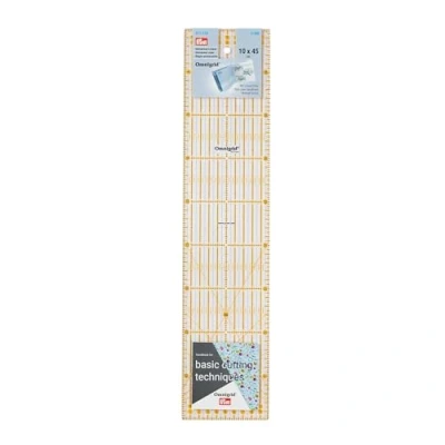 Obrázek Prym univerzální pravítko 10 x 45 cm, pravítko, plast, transparentní