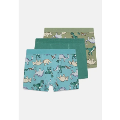 Obrázek Lindex Elastic DINO 3 PACK Boxerky pro děti, Velikost: 86/92, Dusty green