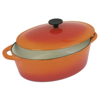 Obrázek Crealys Tradifonte 501602 Topf, oval, 9 l, Orange