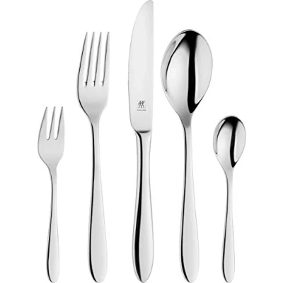 Obrázek ZWILLING Style sada příborů, 30dílná, pro 6 osob, 18/10 ušlechtilá ocel/vysoce kvalitní čepelová ocel, leštěná, stříbrná