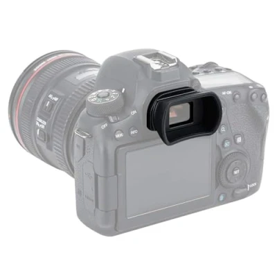 Obrázek Große Augenmuschel Silikon für Canon DSLR EOS 6D, 6DII, 5D, 5DII, 80D, 70D, 60D, 77D, 800D, 760D, 750D, 700D, 650D, 600D Kamera Ersetzt Ef. &amp; Eb. Okular