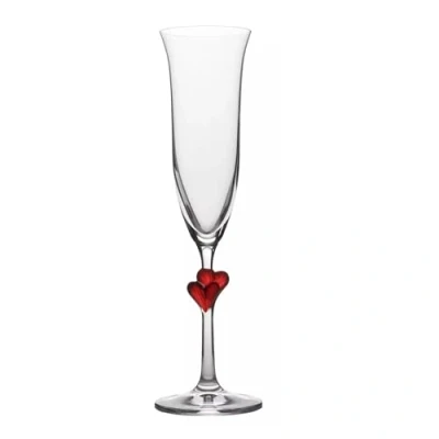 Obrázek Stölzle Lausitz sklenice na šampaňské červená L&#039;Amour 175 ml I 2 kusy pohár sekt lze mýt v myčce sada sklenic nárazuvzdorné jako foukané ústy elegantní