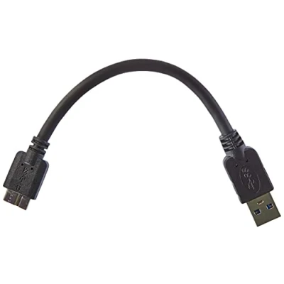 Obrázek System S Krátký kabel Micro USB 3. 0 (USB B) datový nabíjecí 10 cm pro Samsung Galaxy Note 3