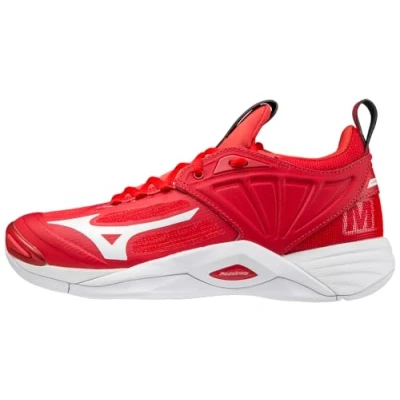 Obrázek Mizuno Dámské Wave Momentum 2 vycházkové boty, červená bílá