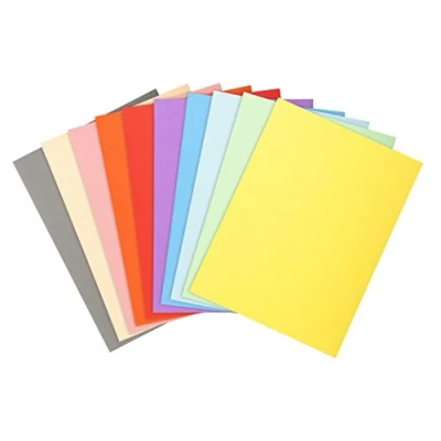 Obrázek Exacompta 420200E 50er Pack Aktendeckel Forever® 170 g/m2 Aus Recycling Karton für DIN A4 Blauer Engel ideal die lose Blatt Ablage farbig sortiert Sammelmappe Dokumentenmappe