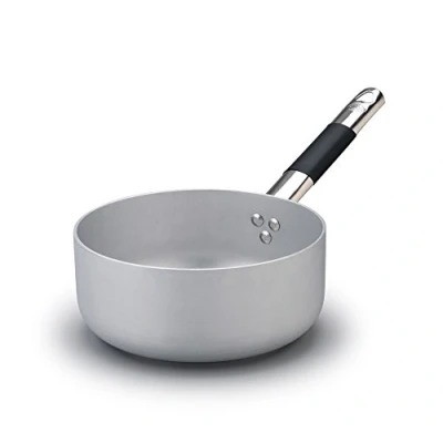 Obrázek Pentole Agnelli linie Hliník indukční hrnec, dno s 1 rukojeť Cool, stříbrná/černá, 24 cm