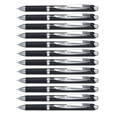 Obrázek Pentel BLP77 AX EnerGel Xm Dokument s tiskovým mechanismem Vodotěsný, 12 kusů, černý