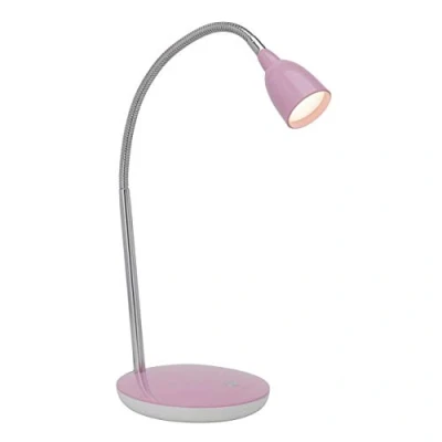Obrázek BRILLIANT lampa Anthony LED stolní železo/ros1x 2,4 W integrovaná (200 lm, 3000 K) s tlačítkovým spínačem na základně
