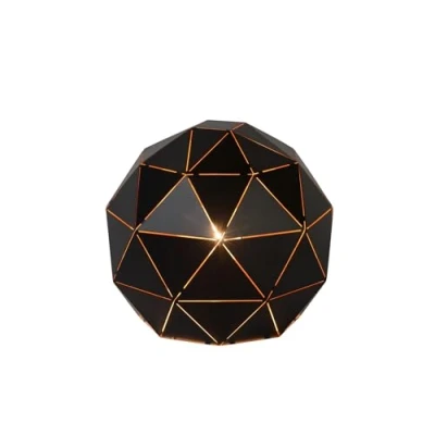 Obrázek LUCIDE OTONA stolní lampa Ø 25 cm 1xE27 černá