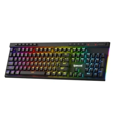 Obrázek Redragon K580 PRO Wireless RGB herní klávesnice, mechanická klávesnice se 3 režimy a 104 tlačítky, patice Hot Swap, vyhrazené ovládání médií záznam makra na palubě, lineární červený spínač