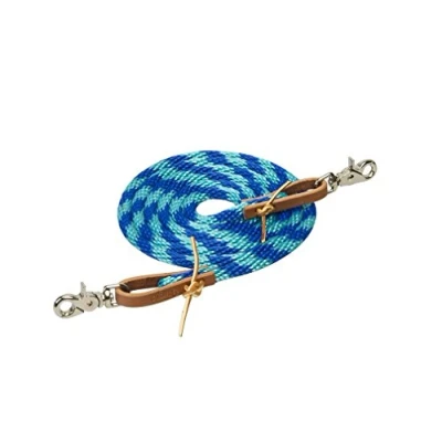 Obrázek Weaver Leather Poly Roper Zügel, schillerndes Blau/Türkis, 0,9 cm x 2,4 m