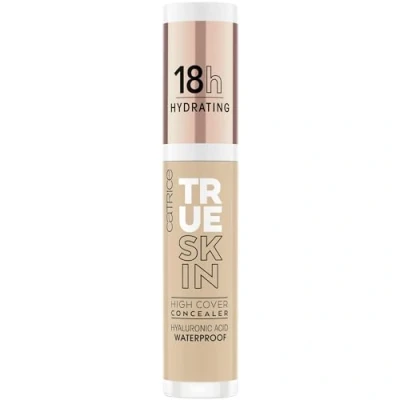 Obrázek Catrice True Skin High Cover Concealer, č. 032, Nude, proti pupínkům, hydratační, přírodní, pro suchou pokožku, veganský, bez oleje, voděodolný, alkoholu, 1 balení (4,5 ml)