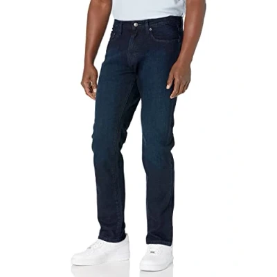 Obrázek Amazon Essentials Pánské strečové džíny, atletický střih, modré přebarvené, 32 W / 33 L
