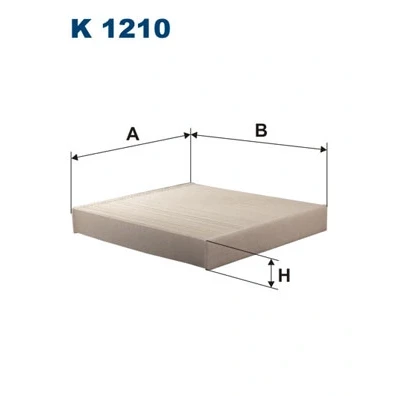 Obrázek Filtr, vnitřní vzduch FILTRON K 1210