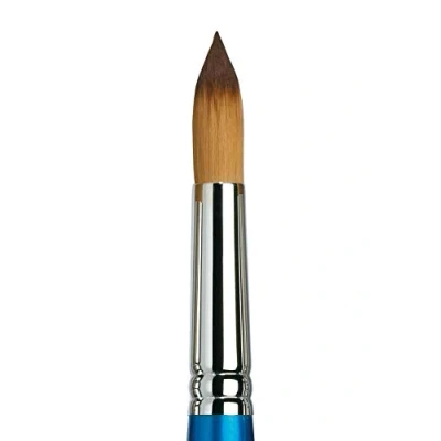 Obrázek Winsor &amp; Newton 5301019 Cotman akvarelový štětec na syntetické vlasy série 111 kulatý štětec, krátká násada s vynikající pružností, barevnou nosností a přesností bodů č. 2013 mm