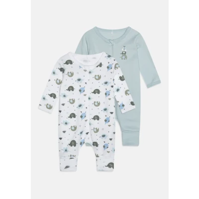 Obrázek Name it Nbmnightsuit ZIP Elephant 2 PACK Pyžamo pro děti, Velikost: 50, Baby blue
