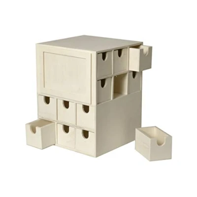 Obrázek Artemio Adventskalender Cube, 17 x 22 cm, Holz